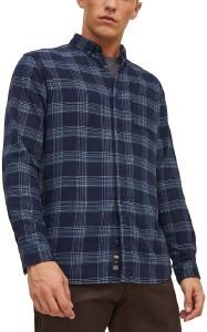 ΠΟΥΚΑΜΙΣΟ JACK & JONES JCOCOR FLANNEL CHECK 12219378 ΣΚΟΥΡΟ ΜΠΛΕ (S) ΠΟΥΚΑΜΙΣΟ JACK & JONES JCOCOR FLANNEL CHECK 12219378 ΣΚΟΥΡΟ ΜΠΛΕ (S)