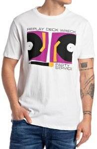 T-SHIRT REPLAY M6298 .000.22662G 001 ����� (M)