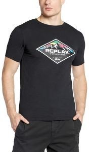 T-SHIRT REPLAY WITH MOUNTAIN PRINT M6299 .000.22662G 098 