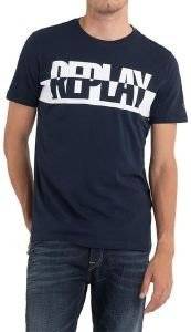 T-SHIRT REPLAY M6308 .000.2660 085 ������ ���� (L)