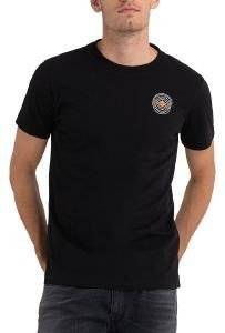 T-SHIRT REPLAY WITH TIGRES PRINT M6348 .000.2660 098 ����� (L)