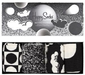   HAPPY SOCKS BLACK&WHITE XBLW09-9101 GIFT BOX 4