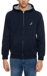 HOODIE ΜΕ ΦΕΡΜΟΥΑΡ NAUTICA K83070 4TN ΣΚΟΥΡΟ ΜΠΛΕ (M) HOODIE ΜΕ ΦΕΡΜΟΥΑΡ NAUTICA K83070 4TN ΣΚΟΥΡΟ ΜΠΛΕ (M)