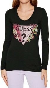 ΜΠΛΟΥΖΑ ΜΑΚΡΥΜΑΝΙΚΗ GUESS W2YI36J1311 ΜΑΥΡΟ (S) ΜΠΛΟΥΖΑ ΜΑΚΡΥΜΑΝΙΚΗ GUESS W2YI36J1311 ΜΑΥΡΟ (S)