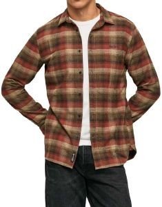 ΠΟΥΚΑΜΙΣΟ PEPE JEANS FERNHURST PM307638 ΚΑΡΟ ΚΟΚΚΙΝΟ (M) ΠΟΥΚΑΜΙΣΟ PEPE JEANS FERNHURST PM307638 ΚΑΡΟ ΚΟΚΚΙΝΟ (M)