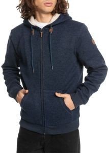 QUIKSILVER HOODIE ΜΕ ΦΕΡΜΟΥΑΡ QUIKSILVER KELLER SHERPA EQYFT04697 ΣΚΟΥΡΟ ΜΠΛΕ