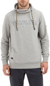 CAMEL ACTIVE HOODIE CAMEL ACTIVE C22-409425-8W13-06 ΑΝΟΙΧΤΟ ΓΚΡΙ ΜΕΛΑΝΖΕ