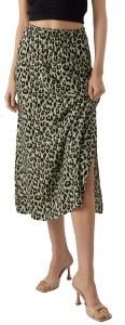 ΦΟΥΣΤΑ VERO MODA VMEASY MAXI 10286800 ANIMAL PRINT ΧΑΚΙ (S) ΦΟΥΣΤΑ VERO MODA VMEASY MAXI 10286800 ANIMAL PRINT ΧΑΚΙ (S)