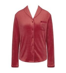TOP TRIUMPH MIX & MATCH VELOUR BOYFRIEND ΣΚΟΥΡΟ ΚΟΚΚΙΝΟ (46)
