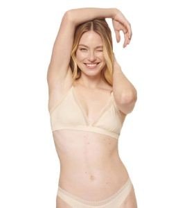 SLOGGI ΣΟΥΤΙΕΝ SLOGGI GO RIBBED BRALETTE ΕΚΡΟΥ