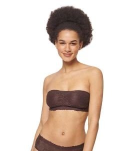 SLOGGI ΣΟΥΤΙΕΝ SLOGGI ZERO FEEL LACE 2.0 BANDEAU ΚΑΦΕ