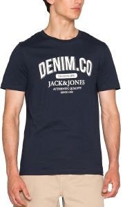 T-SHIRT JACK & JONES JJEJEANS 12210949 ΣΚΟΥΡΟ ΜΠΛΕ (S) T-SHIRT JACK & JONES JJEJEANS 12210949 ΣΚΟΥΡΟ ΜΠΛΕ (S)