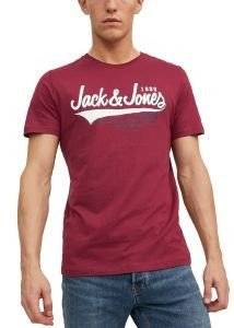 T-SHIRT JACK & JONES JJELOGO 12220500 ������� (XL)