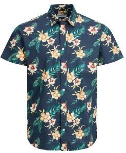 ΠΟΥΚΑΜΙΣΟ JACK & JONES JJBECS FLORAL 12220474 ΣΚΟΥΡΟ ΜΠΛΕ (XL) ΠΟΥΚΑΜΙΣΟ JACK & JONES JJBECS FLORAL 12220474 ΣΚΟΥΡΟ ΜΠΛΕ (XL)