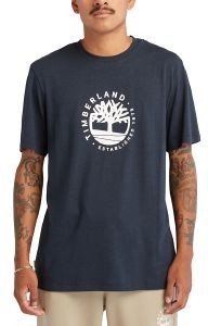 T-SHIRT TIMBERLAND REFIBRA GRAPHIC TB0A65XS ΣΚΟΥΡΟ ΜΠΛΕ (M) T-SHIRT TIMBERLAND REFIBRA GRAPHIC TB0A65XS ΣΚΟΥΡΟ ΜΠΛΕ (M)