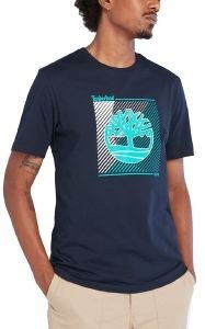 T-SHIRT TIMBERLAND LOGO GRAPHIC TB0A663S ΣΚΟΥΡΟ ΜΠΛΕ (M) T-SHIRT TIMBERLAND LOGO GRAPHIC TB0A663S ΣΚΟΥΡΟ ΜΠΛΕ (M)