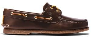 TIMBERLAND ΠΑΠΟΥΤΣΙ ΙΣΤΙΟΠΛΟΪΚΟ TIMBERLAND CLASSIC BOAT 2 EYE TB0A5QSZ ΣΚΟΥΡΟ ΚΑΦΕ