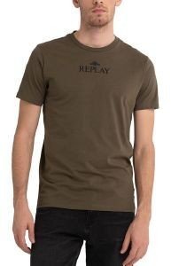 T-SHIRT REPLAY WITH PRINT M6473 .000.22980P 238 ΣΚΟΥΡΟ ΧΑΚΙ (XL) T-SHIRT REPLAY WITH PRINT M6473 .000.22980P 238 ΣΚΟΥΡΟ ΧΑΚΙ (XL)