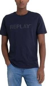 T-SHIRT REPLAY WITH PRINT M6462 .000.23188P 085 ������ ���� (XL)