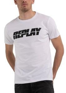 T-SHIRT REPLAY WITH LETTERING PRINT M6469 .000.2660 001 ΛΕΥΚΟ (M) T-SHIRT REPLAY WITH LETTERING PRINT M6469 .000.2660 001 ΛΕΥΚΟ (M)