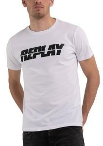 T-SHIRT REPLAY WITH LETTERING PRINT M6469 .000.2660 001  (XL)