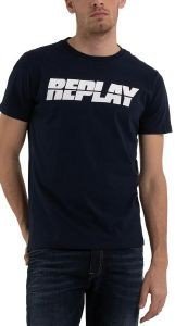 T-SHIRT REPLAY WITH LETTERING PRINT M6469 .000.2660 085 ΣΚΟΥΡΟ ΜΠΛΕ (M) T-SHIRT REPLAY WITH LETTERING PRINT M6469 .000.2660 085 ΣΚΟΥΡΟ ΜΠΛΕ (M)