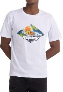 T-SHIRT REPLAY WITH PRINT WAVE M6496 .000.23062 001 ΛΕΥΚΟ (M) T-SHIRT REPLAY WITH PRINT WAVE M6496 .000.23062 001 ΛΕΥΚΟ (M)