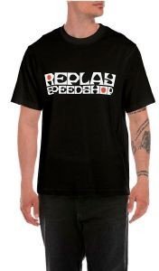 T-SHIRT REPLAY WITH BIKER PRINT M6515 .000.2660 098   (XXL)