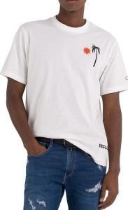 T-SHIRT REPLAY WITH BIKER PRINT M6516 .000.2660 011  (L)