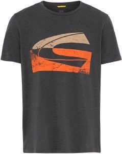 CAMEL ACTIVE T-SHIRT CAMEL ACTIVE LOGO C31-409745-1T02-09 ΣΚΟΥΡΟ ΓΚΡΙ