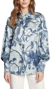 ΠΟΥΚΑΜΙΣΟ GUESS RAVEN CHARM FLORAL W3RH29WF1T2 ΜΠΛΕ (M) ΠΟΥΚΑΜΙΣΟ GUESS RAVEN CHARM FLORAL W3RH29WF1T2 ΜΠΛΕ (M)