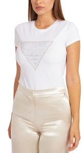 T-SHIRT GUESS TRIANGLE CRYSTAL LOGO R4 W3RI05KA0Q1 ΛΕΥΚΟ (XL) T-SHIRT GUESS TRIANGLE CRYSTAL LOGO R4 W3RI05KA0Q1 ΛΕΥΚΟ (XL)