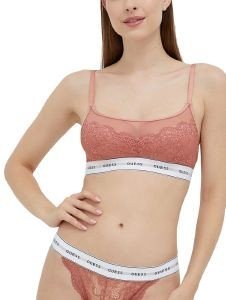 GUESS ΜΠΟΥΣΤΑΚΙ GUESS BELLE BRALETTE SOFT O2BC07KBBT0 ΡΟΖ