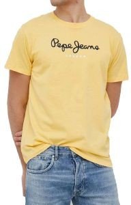 PEPE JEANS T-SHIRT PEPE JEANS EGGO N BASIC PM508208 ΚΙΤΡΙΝΟ