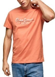 T-SHIRT PEPE JEANS RICHME LOGO PRINT PM508697 ΠΟΡΤΟΚΑΛΙ (L) T-SHIRT PEPE JEANS RICHME LOGO PRINT PM508697 ΠΟΡΤΟΚΑΛΙ (L)