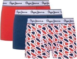 ΜΠΟΞΕΡΑΚΙ PEPE JEANS P PRINT PMU10969 ΚΟΚΚΙΝΟ/ΣΚΟΥΡΟ ΜΠΛΕ 3ΤΜΧ (L) ΜΠΟΞΕΡΑΚΙ PEPE JEANS P PRINT PMU10969 ΚΟΚΚΙΝΟ/ΣΚΟΥΡΟ ΜΠΛΕ 3ΤΜΧ (L)