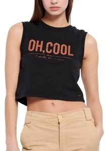 CROP TOP FUNKY BUDDHA FBL007-176-04 ΜΑΥΡΟ (L) CROP TOP FUNKY BUDDHA FBL007-176-04 ΜΑΥΡΟ (L)