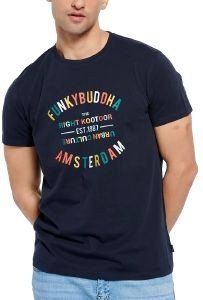 T-SHIRT FUNKY BUDDHA FBM007-035-04 ΣΚΟΥΡΟ ΜΠΛΕ (S) T-SHIRT FUNKY BUDDHA FBM007-035-04 ΣΚΟΥΡΟ ΜΠΛΕ (S)