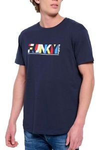 T-SHIRT FUNKY BUDDHA FBM007-024-04 ΣΚΟΥΡΟ ΜΠΛΕ (XL) T-SHIRT FUNKY BUDDHA FBM007-024-04 ΣΚΟΥΡΟ ΜΠΛΕ (XL)