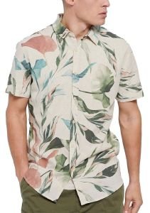 ΠΟΥΚΑΜΙΣΟ FUNKY BUDDHA FBM007-031-05 FLORAL ΜΠΕΖ (S) ΠΟΥΚΑΜΙΣΟ FUNKY BUDDHA FBM007-031-05 FLORAL ΜΠΕΖ (S)