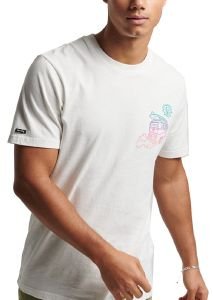 T-SHIRT SUPERDRY OVIN VINTAGE TRAVEL STICKER M1011629A ΕΚΡΟΥ (XL) T-SHIRT SUPERDRY OVIN VINTAGE TRAVEL STICKER M1011629A ΕΚΡΟΥ (XL)