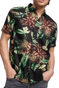  SUPERDRY OVIN VINTAGE HAWAIIAN  M4010620A 9FC FLORAL  (M)