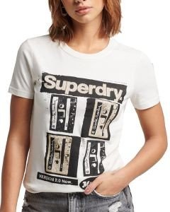 T-SHIRT SUPERDRY OVIN VINTAGE LO-FI POSTER W1011090A  (S)