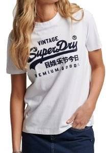 T-SHIRT SUPERDRY OVIN VL SCRIPTED COLL W1011142A ����� (S)