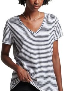 T-SHIRT SUPERDRY STUD STUDIOS SLUB EMB W1011181A ���� �����/������ ���� (S)