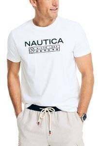 T-SHIRT NAUTICA V35106 1BW ����� (L)