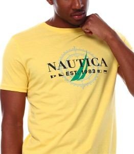 T-SHIRT NAUTICA GRAPHIC LOGO V35700 72A 