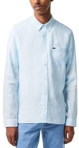 ΠΟΥΚΑΜΙΣΟ LACOSTE LINEN CH5692 T01 ΓΑΛΑΖΙΟ (40) ΠΟΥΚΑΜΙΣΟ LACOSTE LINEN CH5692 T01 ΓΑΛΑΖΙΟ (40)