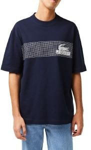 T-SHIRT LACOSTE TENNIS PRINT TH5590 166 ΣΚΟΥΡΟ ΜΠΛΕ (XL) T-SHIRT LACOSTE TENNIS PRINT TH5590 166 ΣΚΟΥΡΟ ΜΠΛΕ (XL)