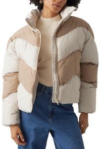 ΜΠΟΥΦΑΝ VERO MODA VMWAVE SHORT CONTRAST 10290472 ΕΚΡΟΥ/ΜΠΕΖ (XL) ΜΠΟΥΦΑΝ VERO MODA VMWAVE SHORT CONTRAST 10290472 ΕΚΡΟΥ/ΜΠΕΖ (XL)